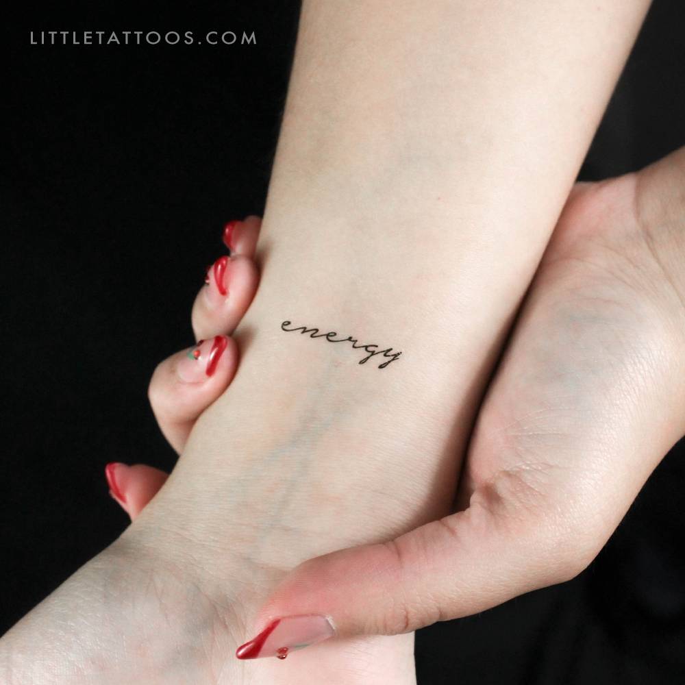 Energy Temporary Tattoo