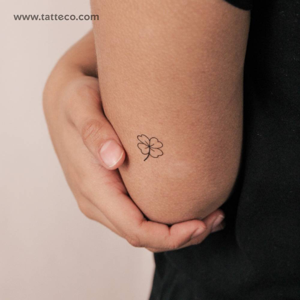 Four Leaf Clover Semi-Permanent Tattoo