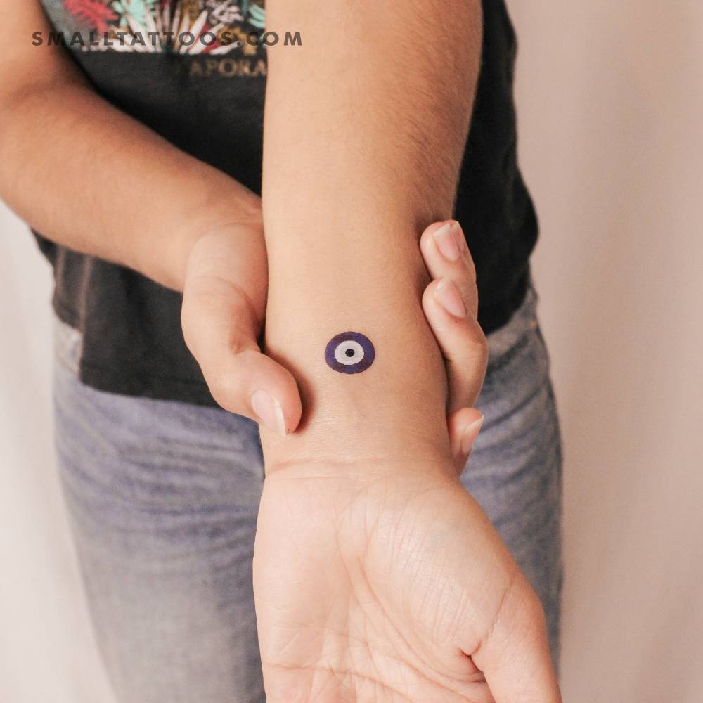 Small Nazar Temporary Tattoo