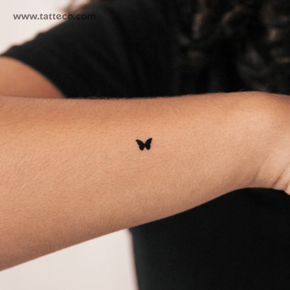 Tiny Butterfly Semi-Permanent Tattoo
