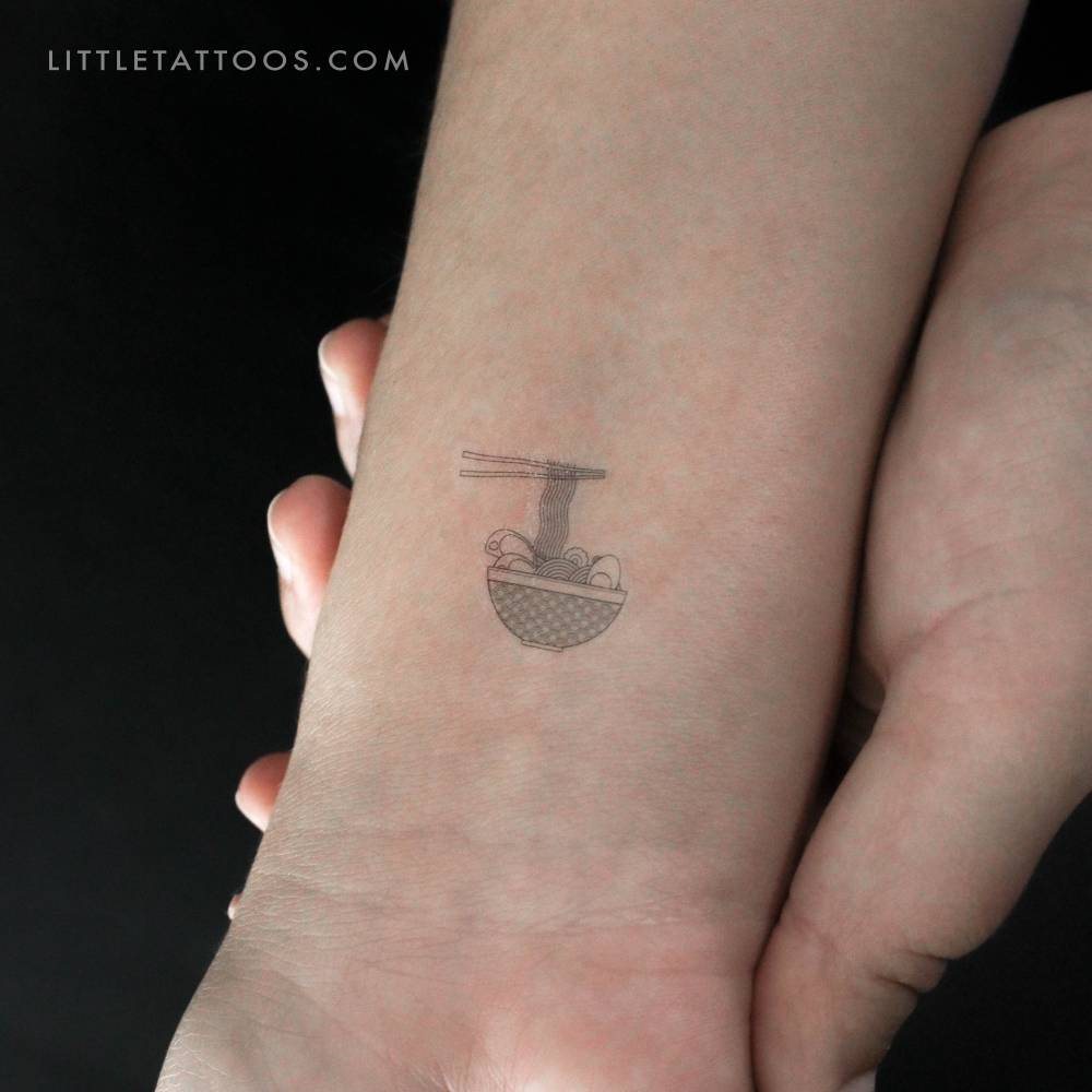 Ramen Temporary Tattoo