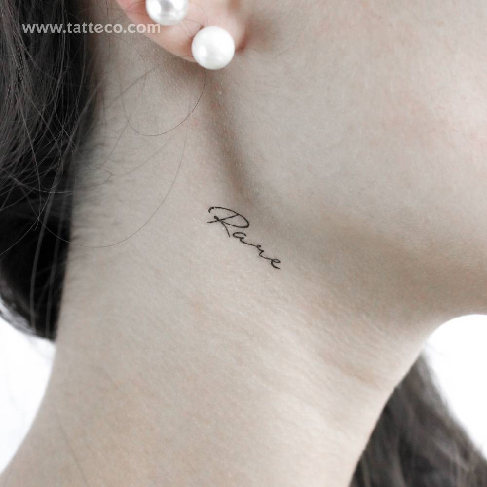 Rare Temporary Tattoo