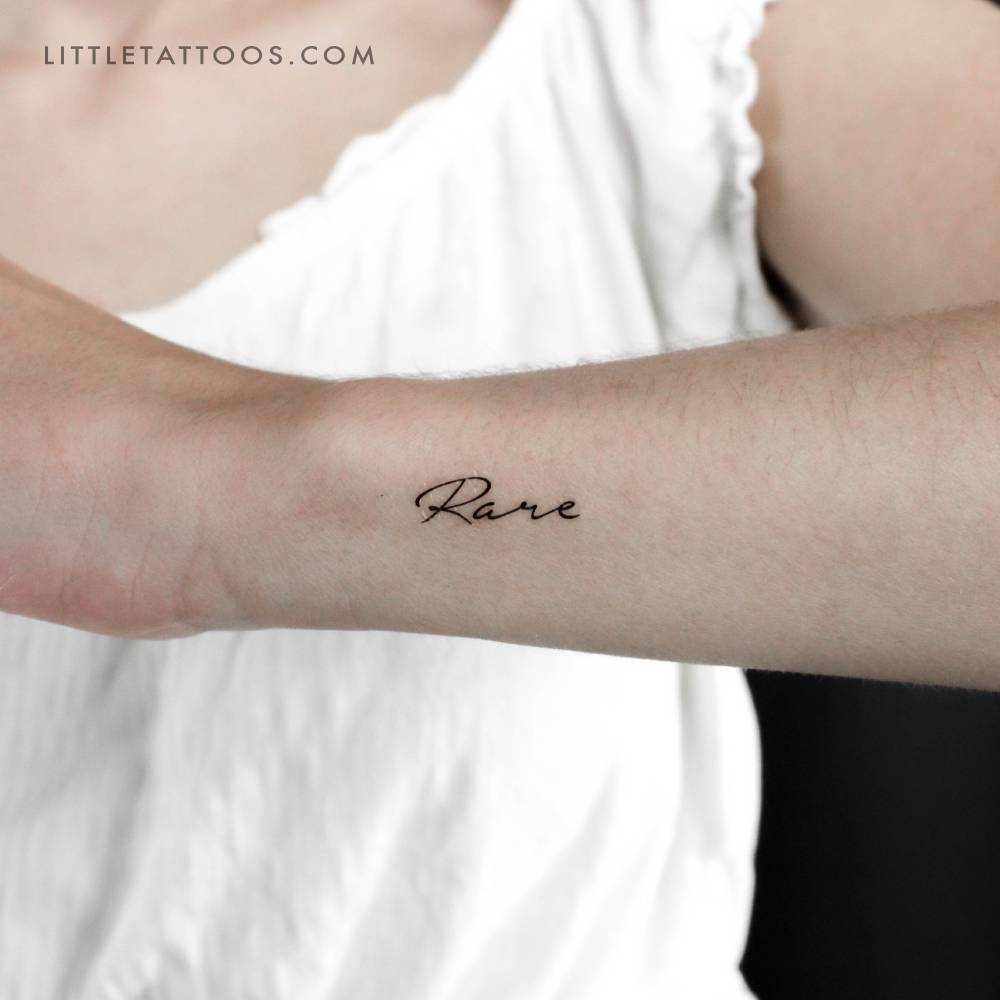 Rare Temporary Tattoo