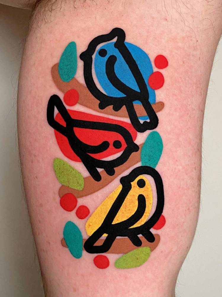 THREE LITTLE BIRDS, DESTRUTTURATO.