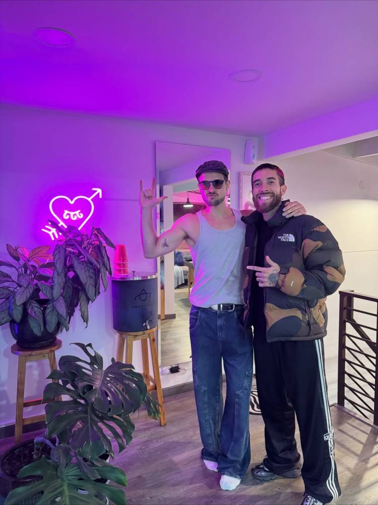 Micro-realistic style hatching owl tattoo located on Julián Cerati's inner arm.