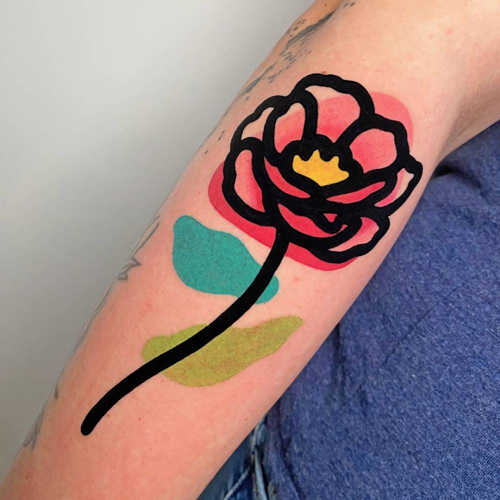 PINK FLOWER DESTRUTTURATO.