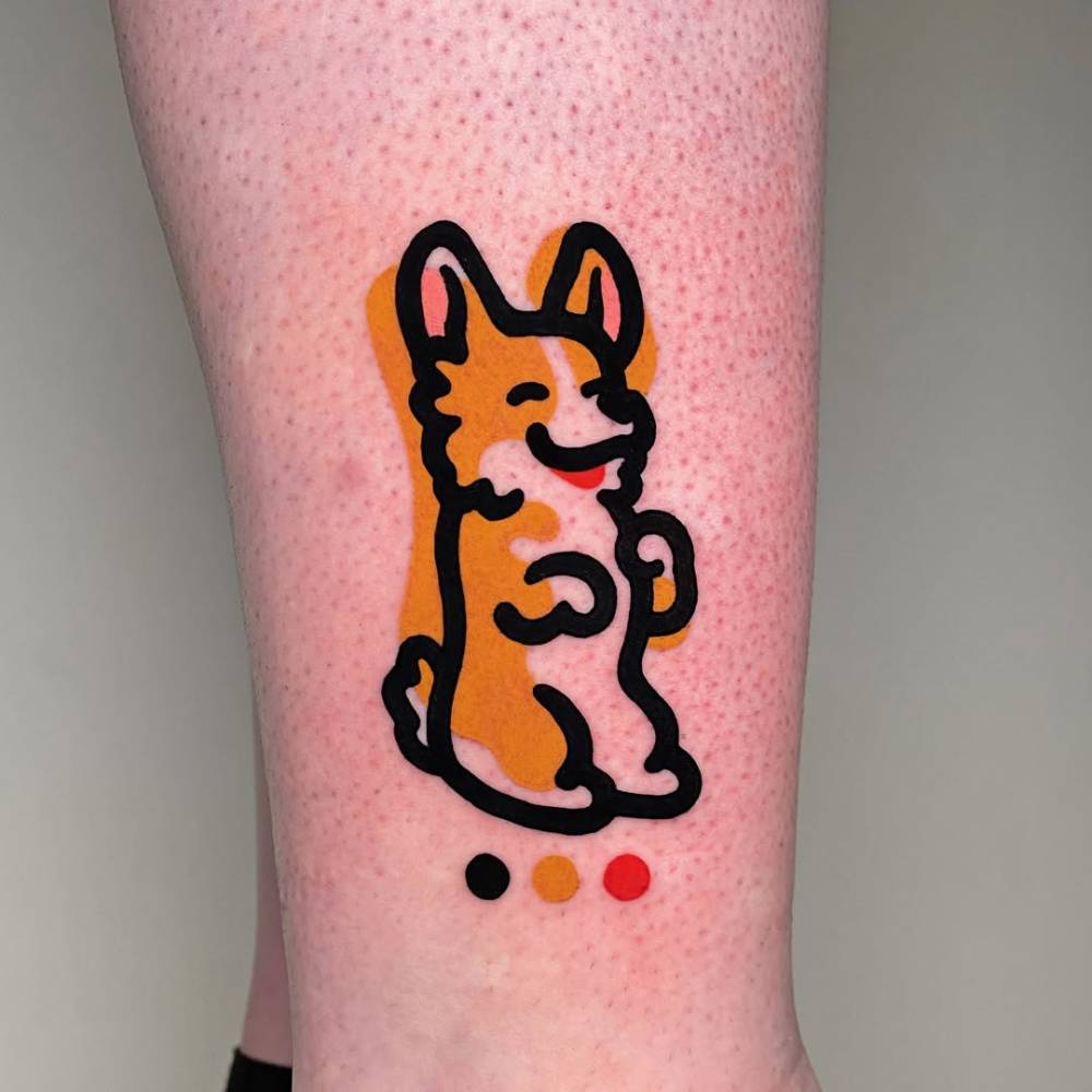 HAPPY CORGI DESTRUTTURATO.