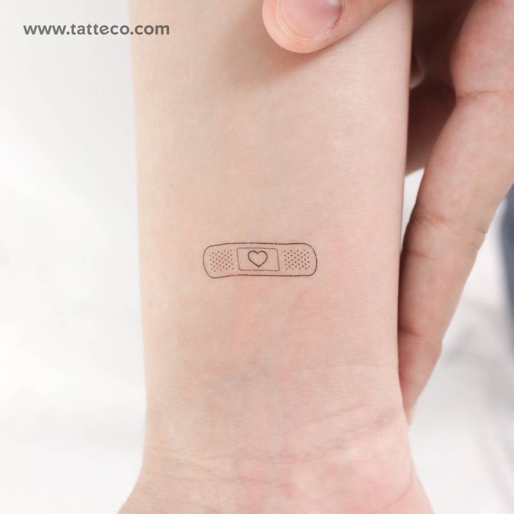Small Bandage Temporary Tattoo