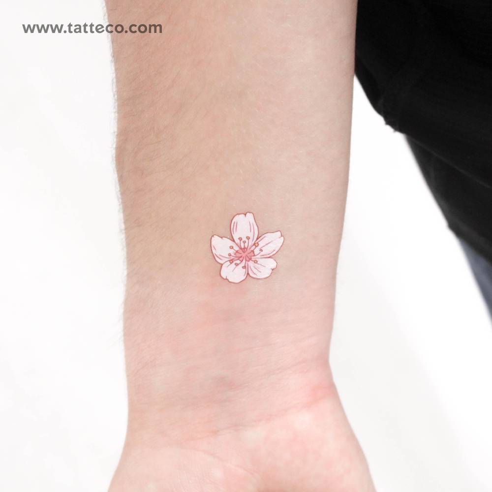 Cherry Blossom Temporary Tattoo