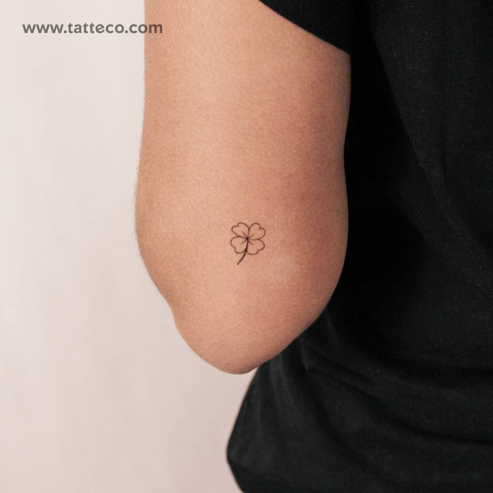 Four Leaf Clover Semi-Permanent Tattoo