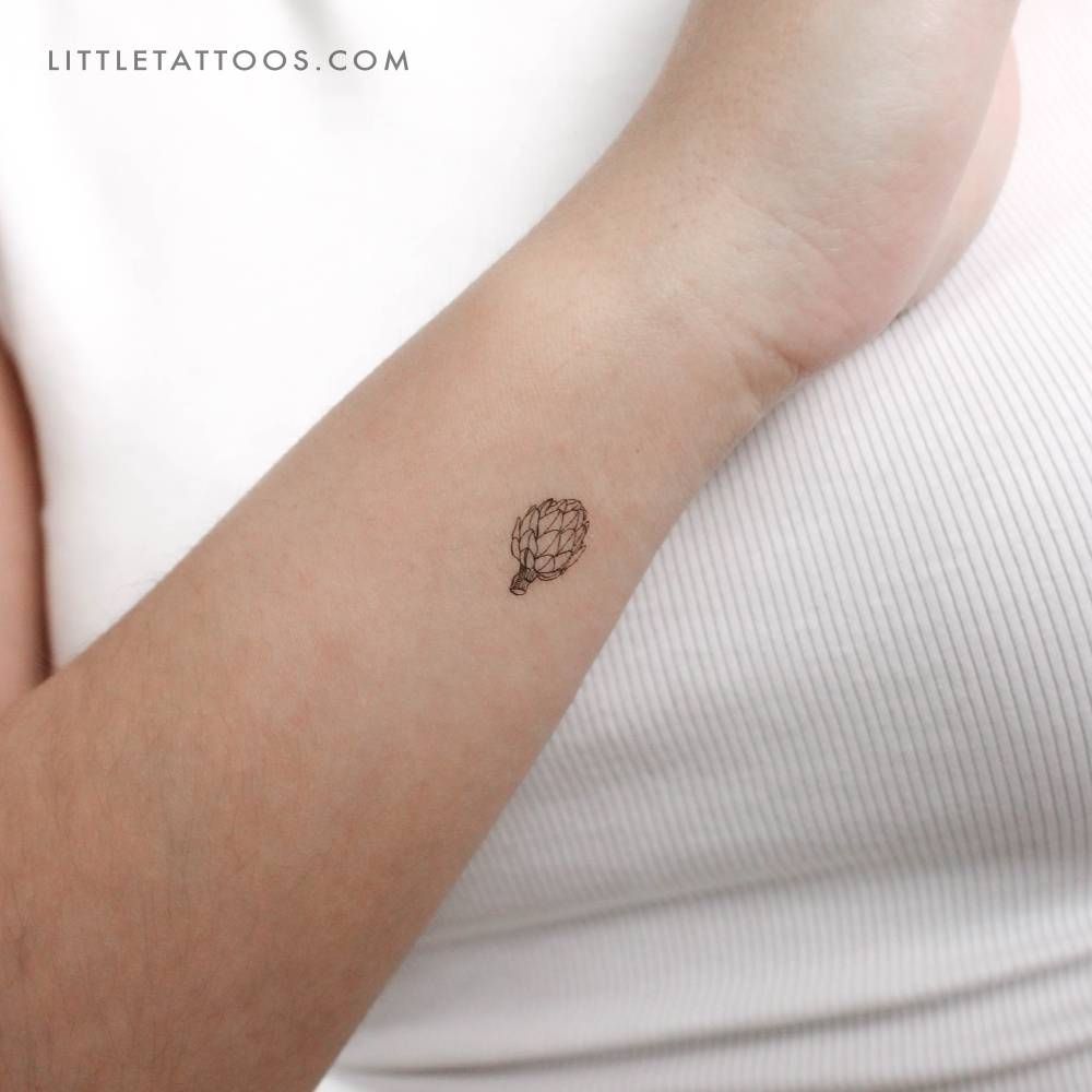 Artichoke Temporary Tattoo