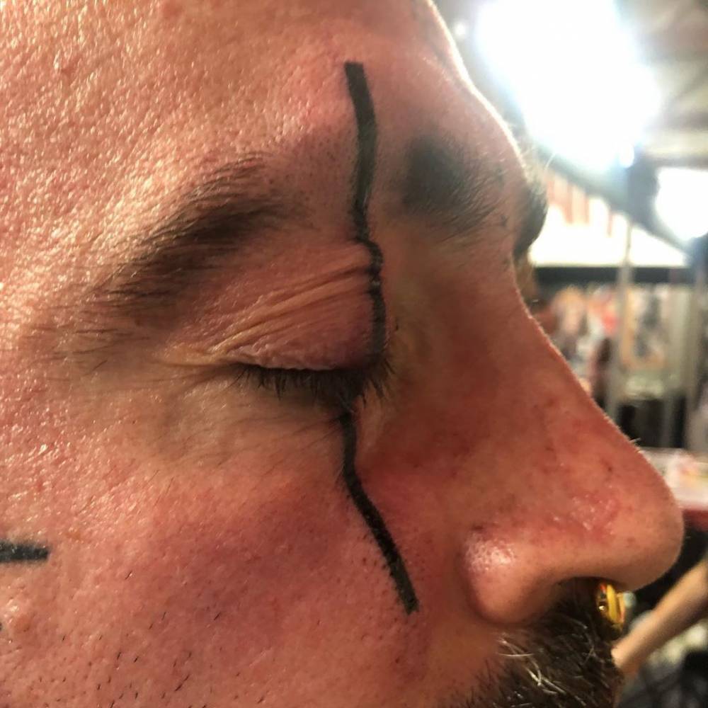 Ian, just line, just add. done at London tattoo convention