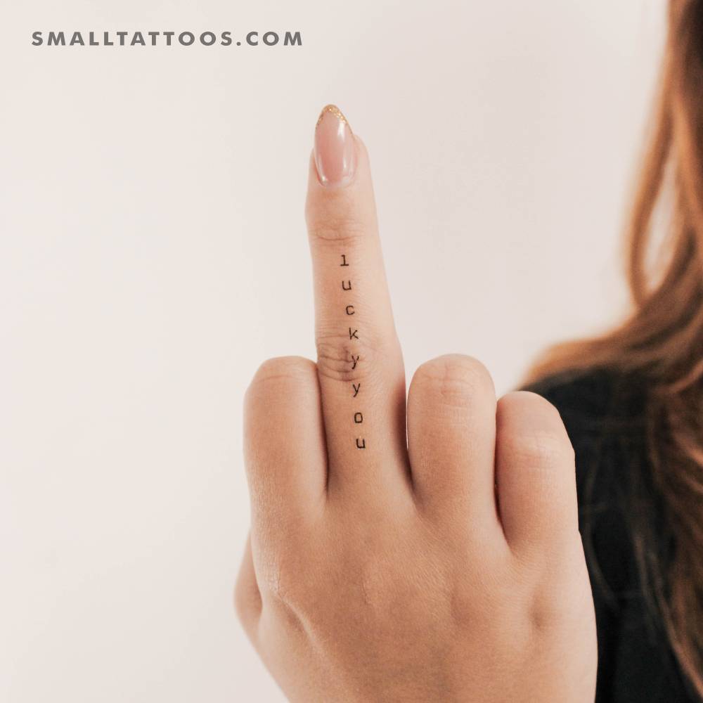 Lucky You Temporary Tattoo