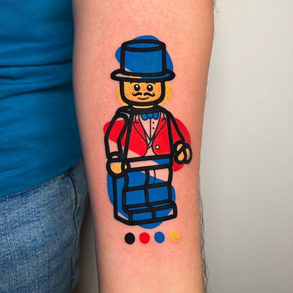 LEGO GENTLEMAN DESTRUTTURATO.