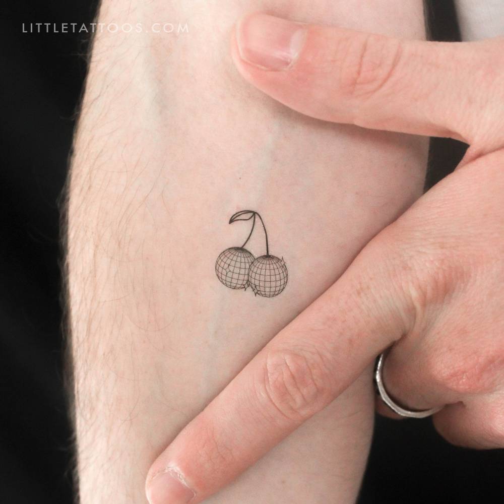 Disco Cherries Temporary Tattoo