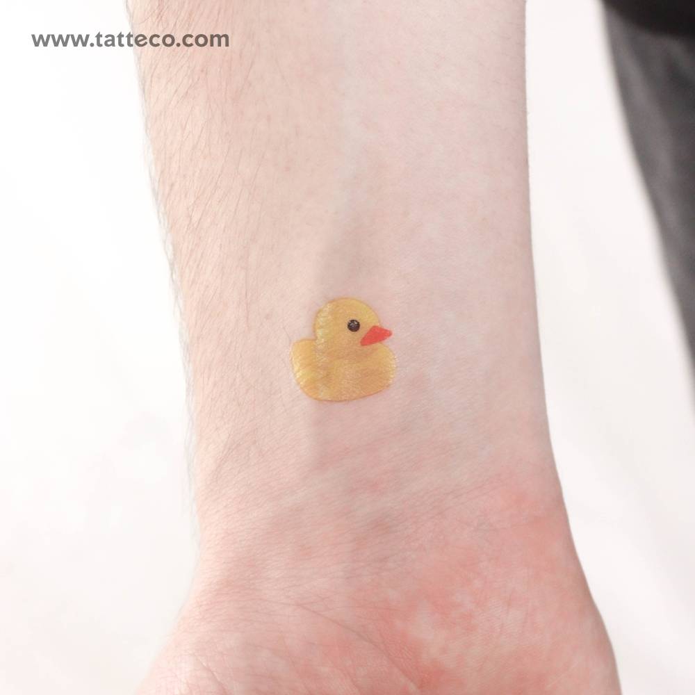 Bath Ducky Temporary Tattoo