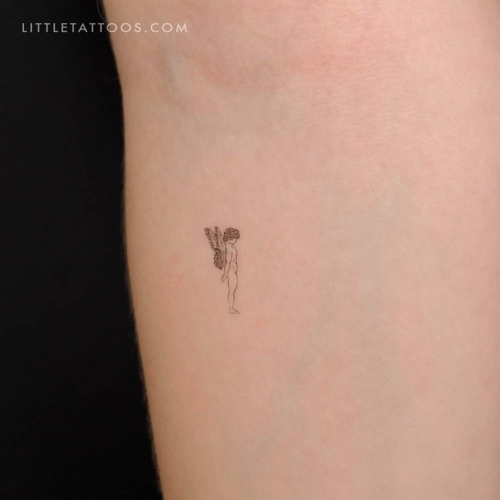 Butterfly Angel Temporary Tattoo