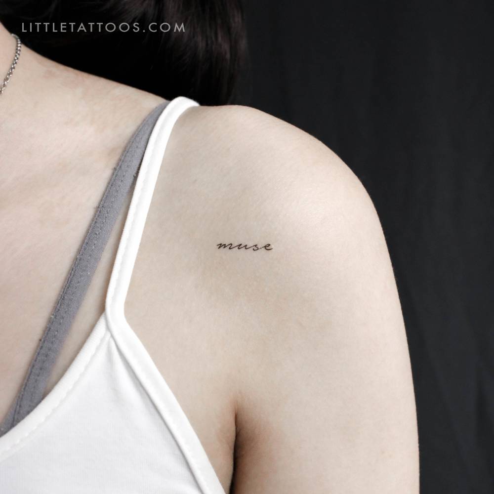 Small Muse Temporary Tattoo