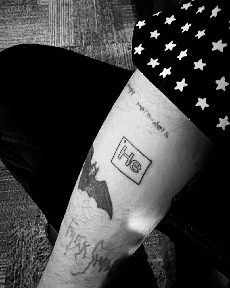 Periodic table - helium.