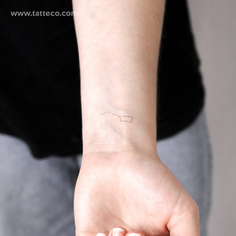 Small Big Dipper Temporary Tattoo