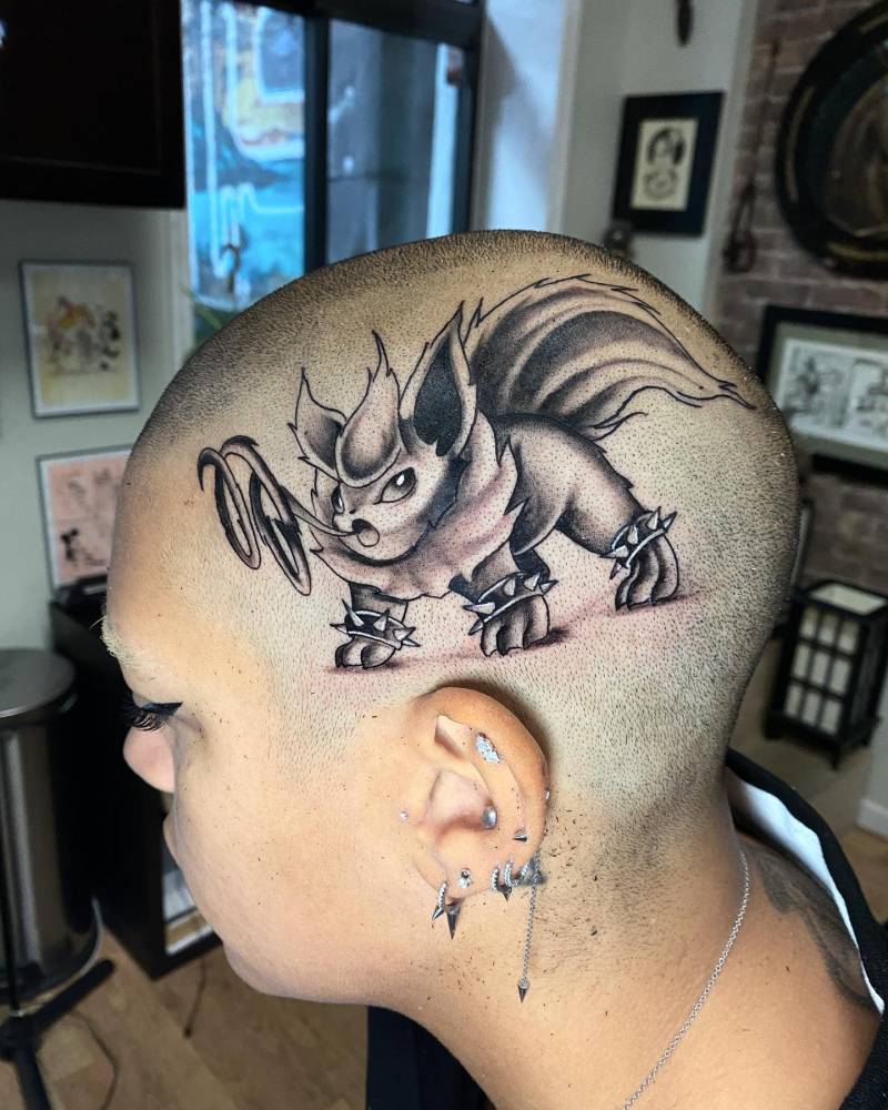 Heavy metal Flareon.