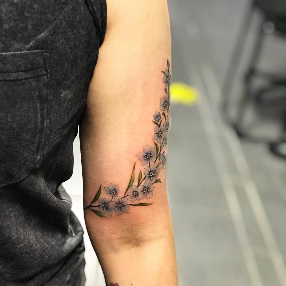 Forget me not. 
Do not forget me.