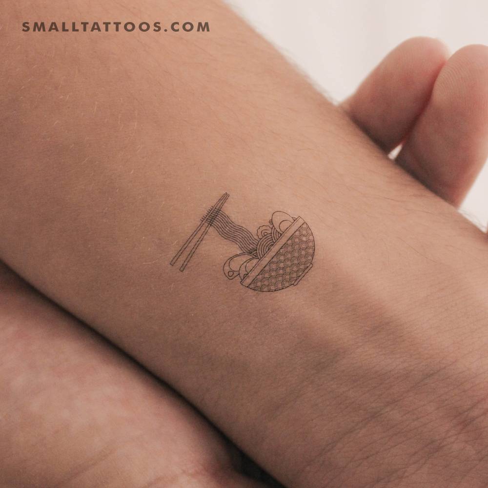 Ramen Temporary Tattoo