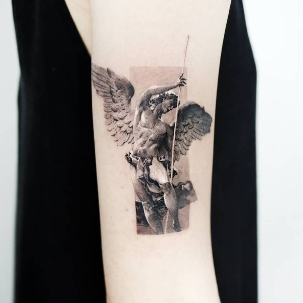 Archangel Michael by Giuseppe Antonio Lomuscio.