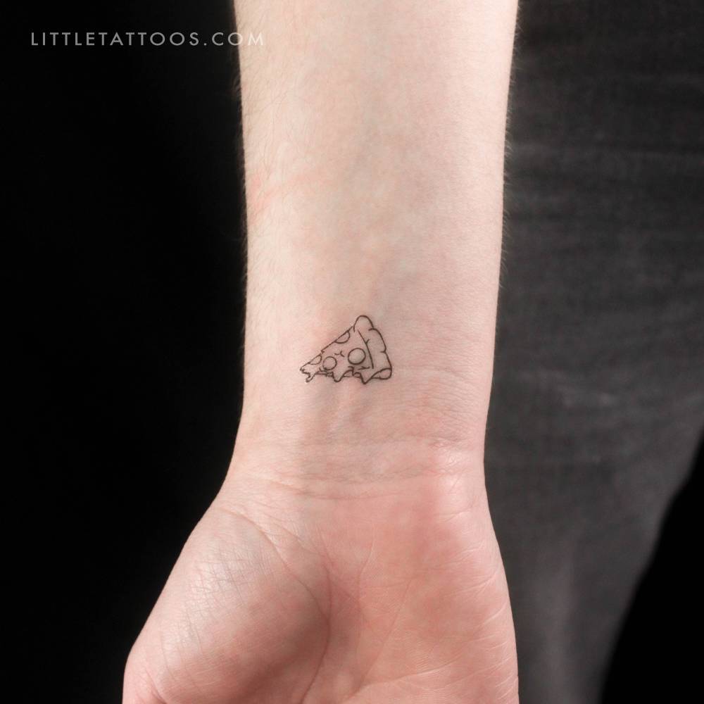 Slice of Pizza Temporary Tattoo