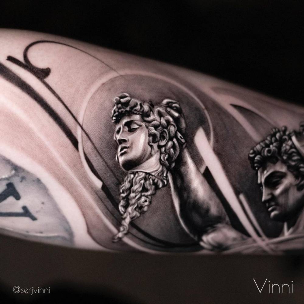 Perseus with the Head of Medusa.