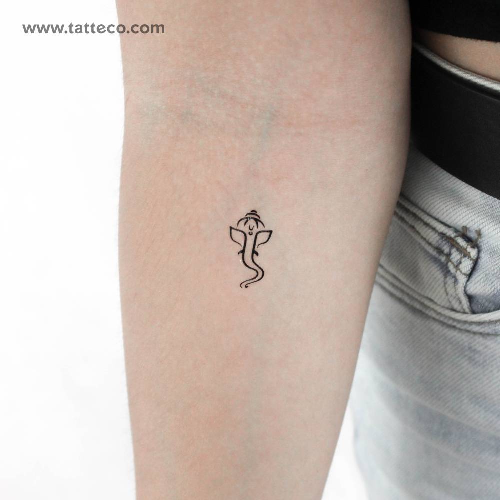 Ganesha Temporary Tattoo