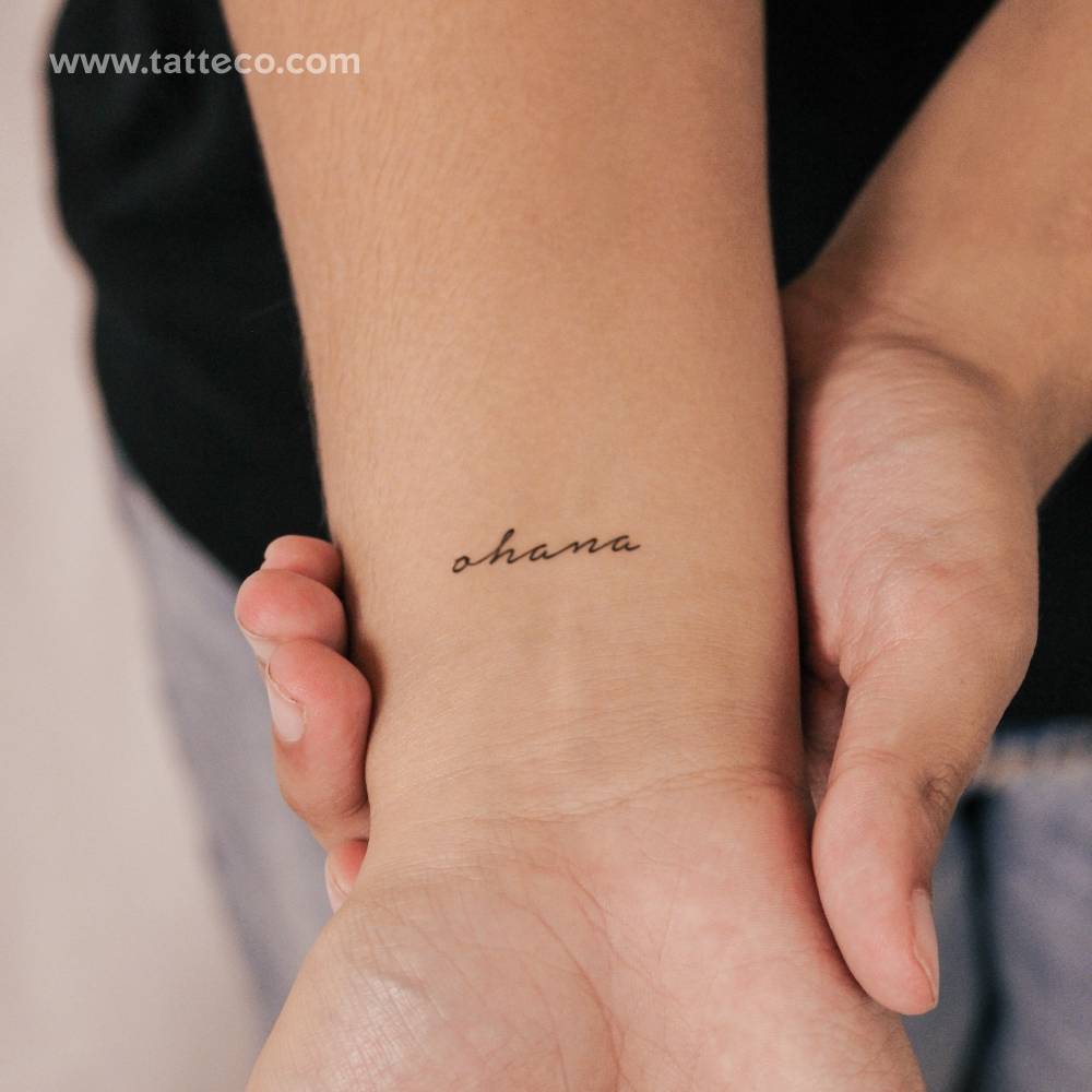 Ohana Semi-Permanent Tattoo