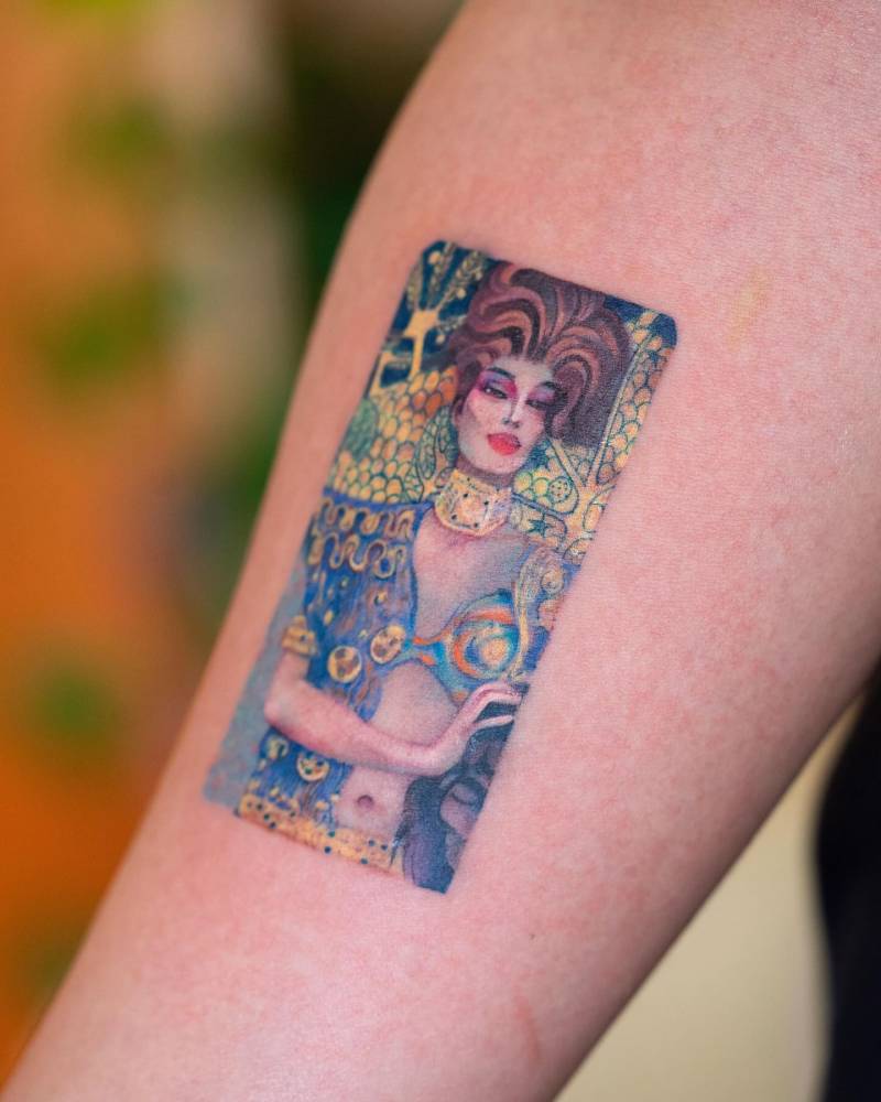 Gustav Klimt Artwork X La Grande Dame.