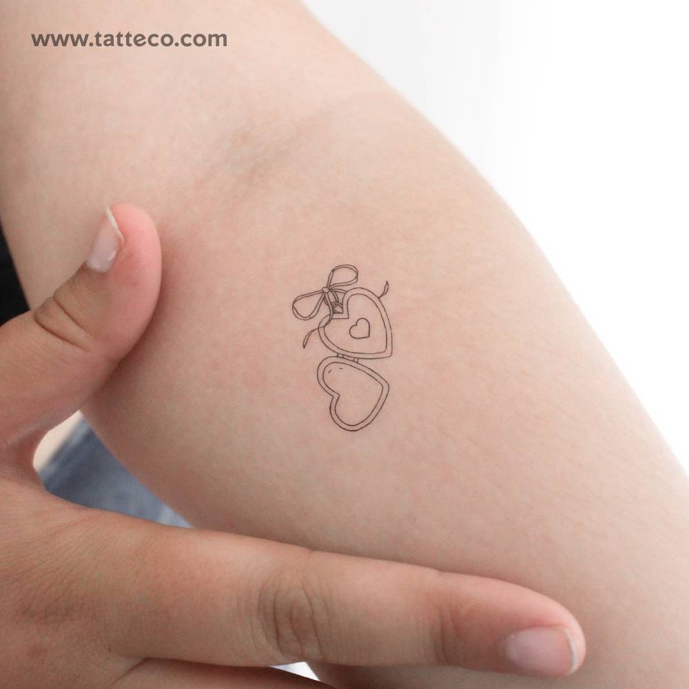 Small Pendant Temporary Tattoo