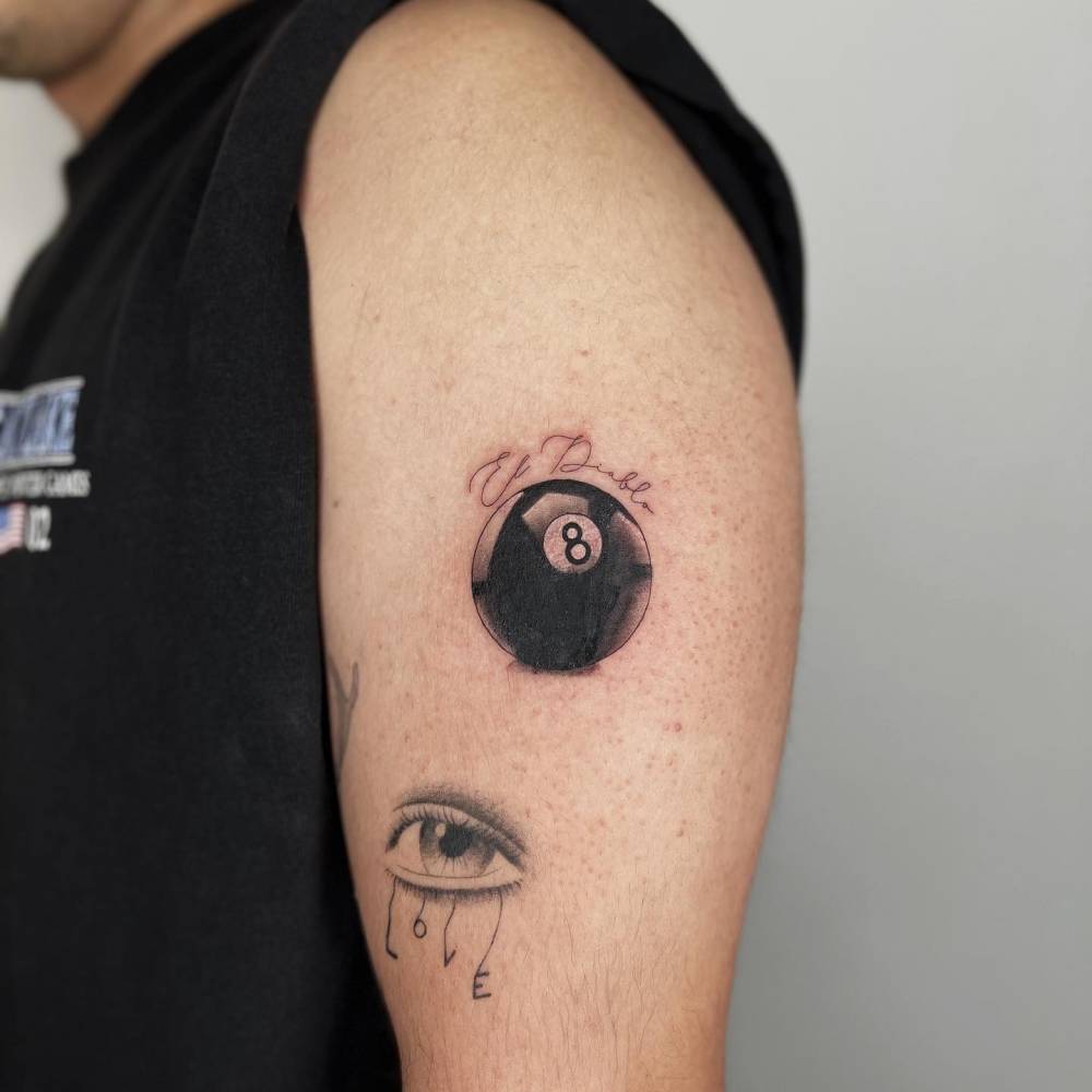 His grandpa was a pro pool player and everyone called him "El Diablo" because he was too good.