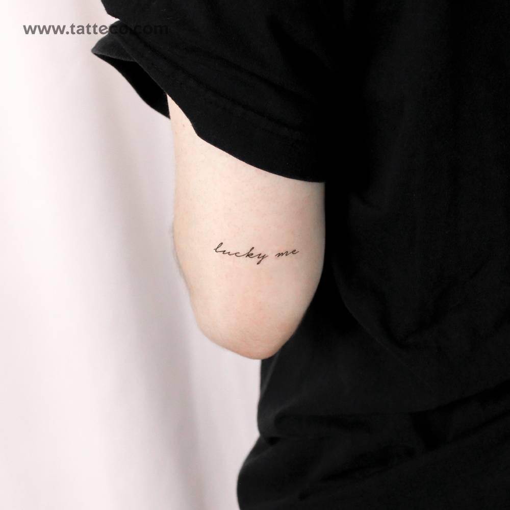 Lucky Me Temporary Tattoo