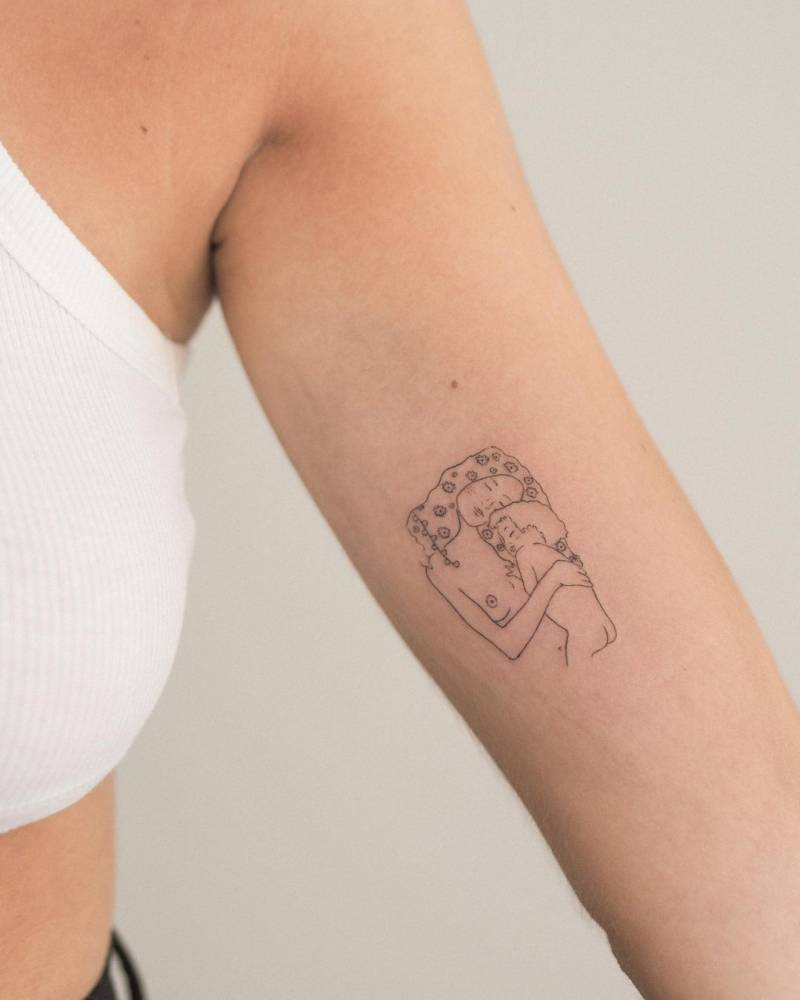 'The Three Ages of Woman' by Gustav Klimt.