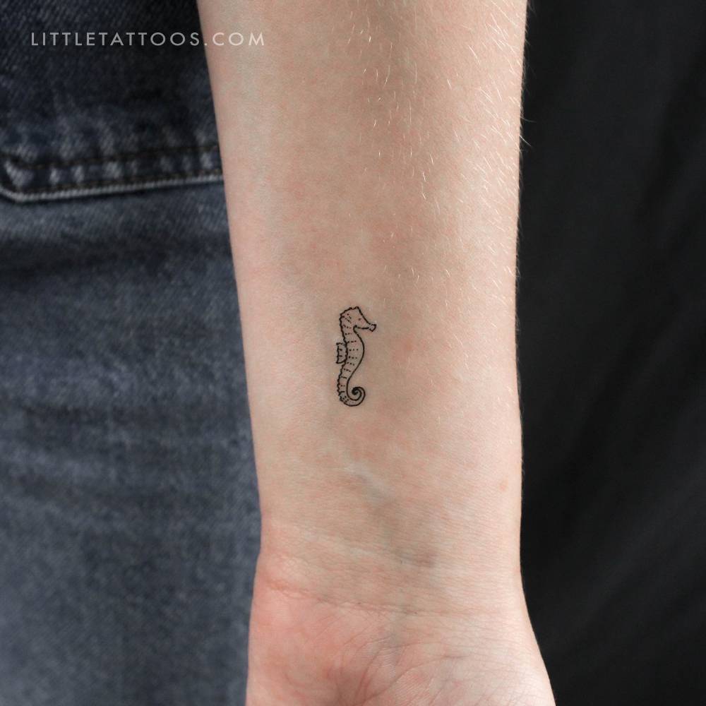 Little Seahorse Temporary Tattoo