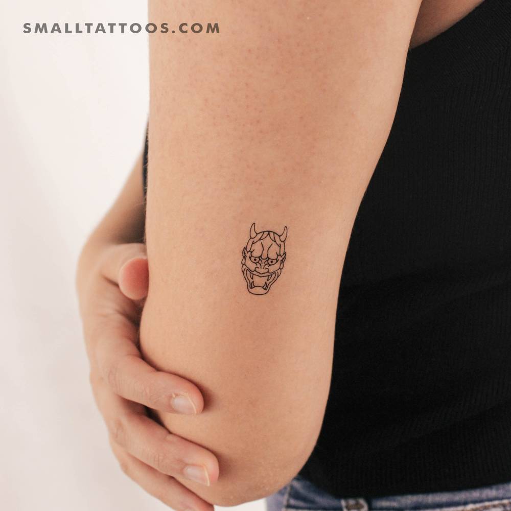Hannya Temporary Tattoo