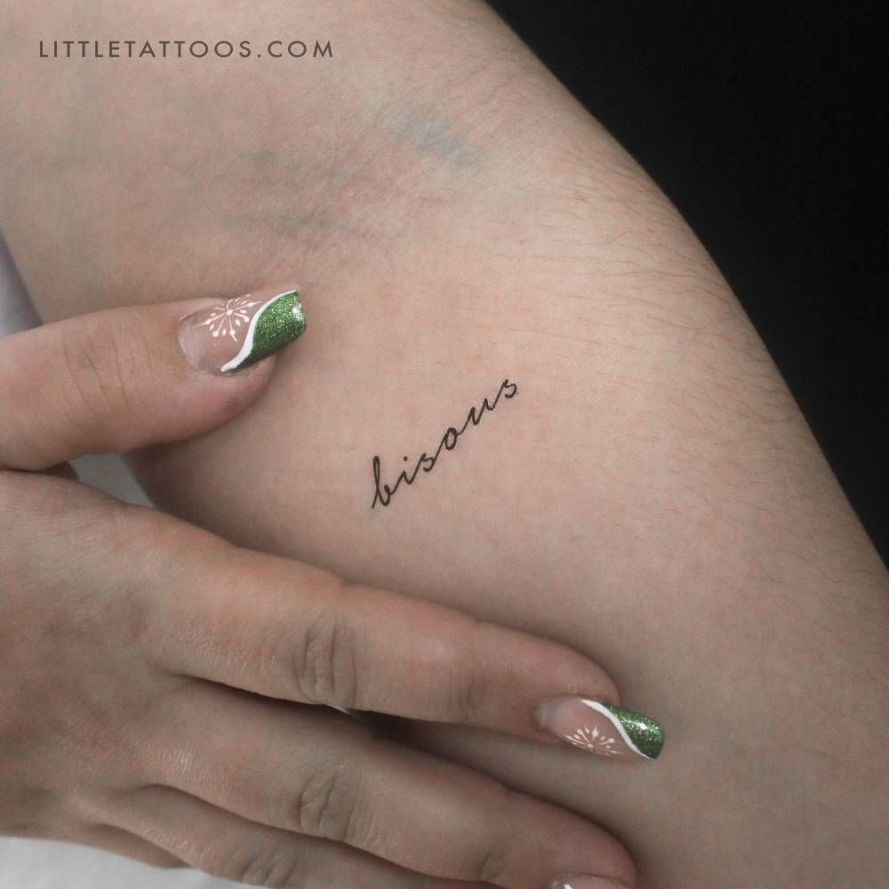 Bisous Temporary Tattoo