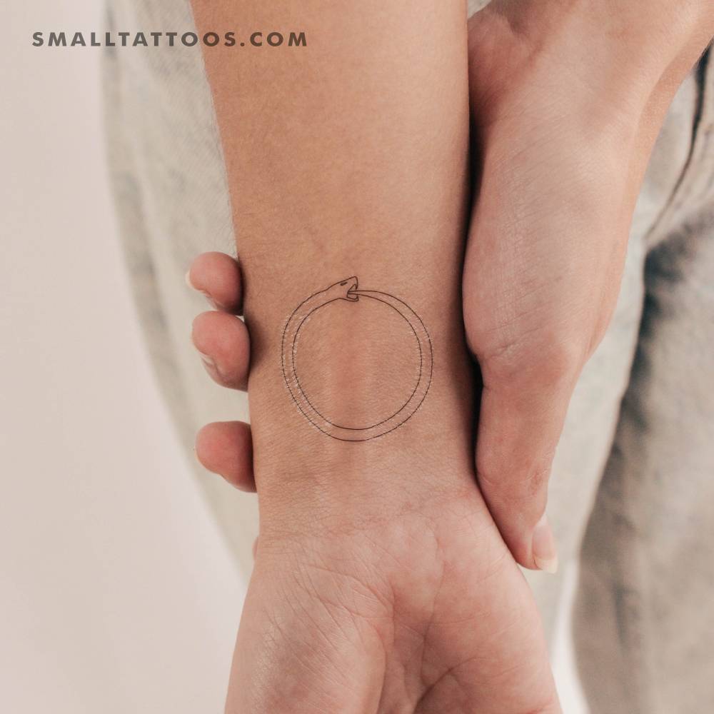 Ouroboros Temporary Tattoo
