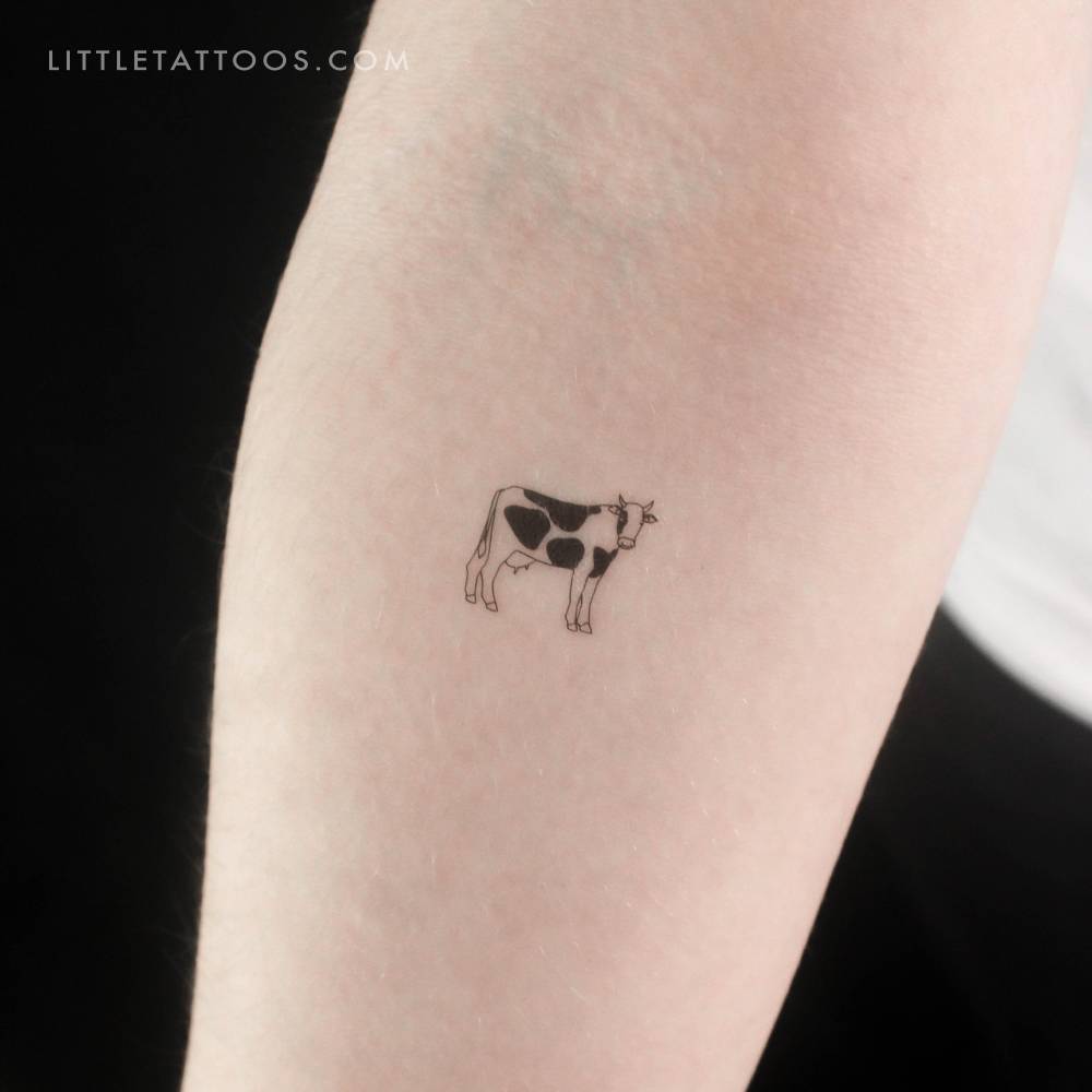 Cow Temporary Tattoo