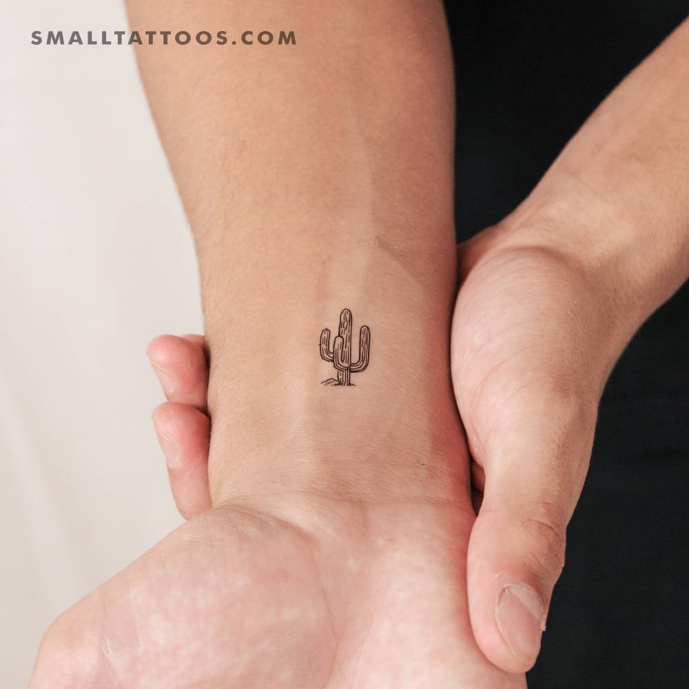 Saguaro Temporary Tattoo