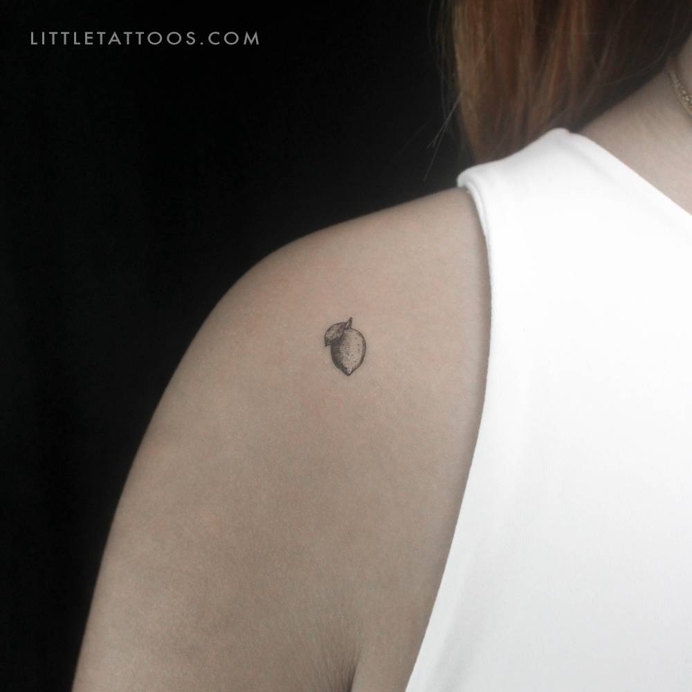 Lemon Temporary Tattoo