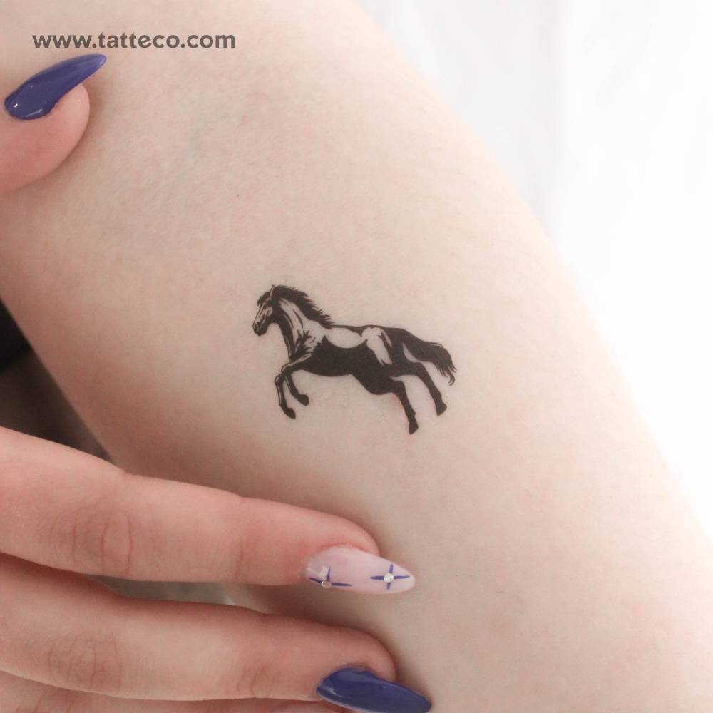 Standing Horse Temporary Tattoo
