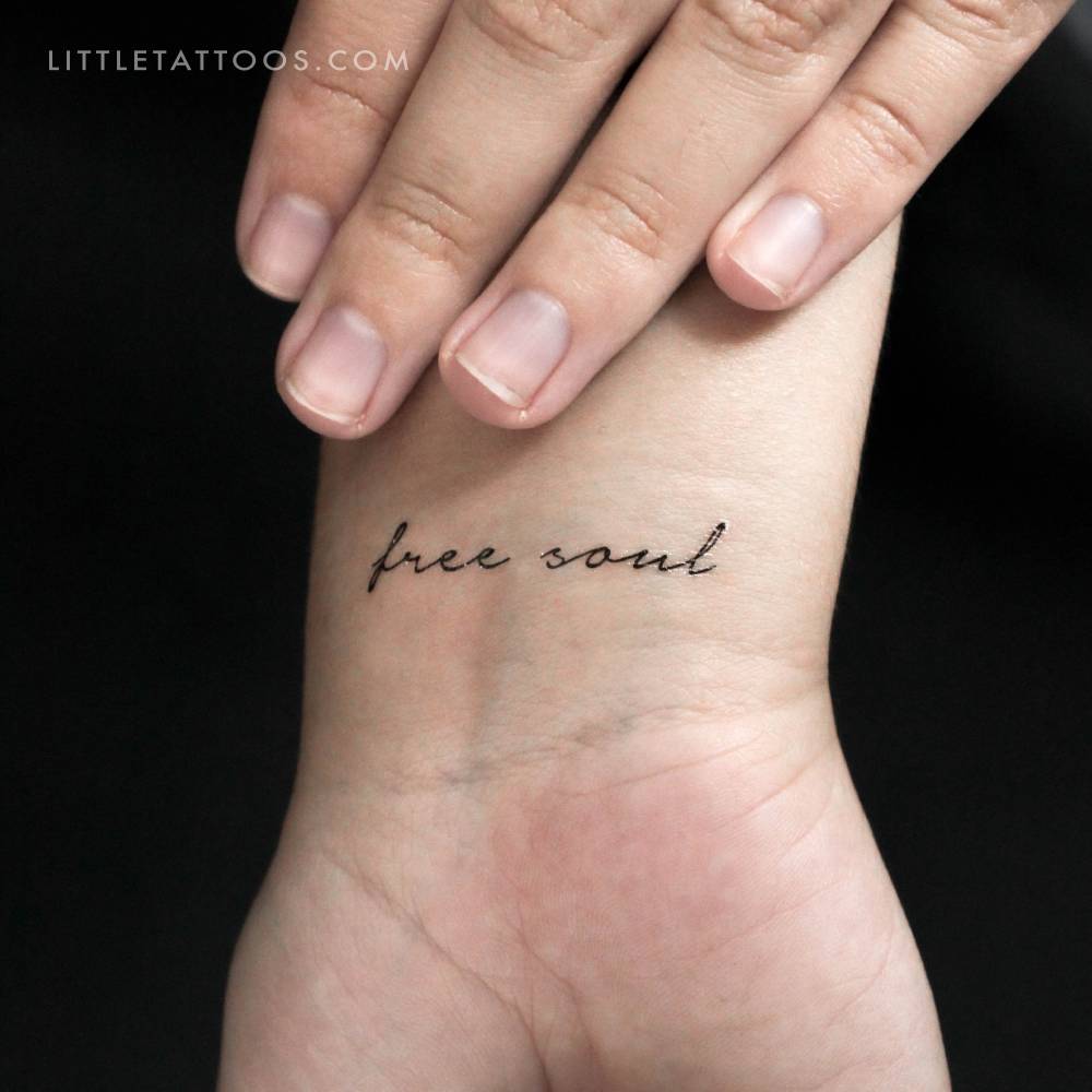 Free Soul Temporary Tattoo