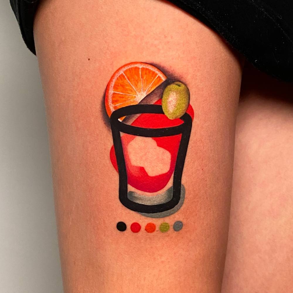 NEGRONI ONE SHOT, DESTRUTTURATO.