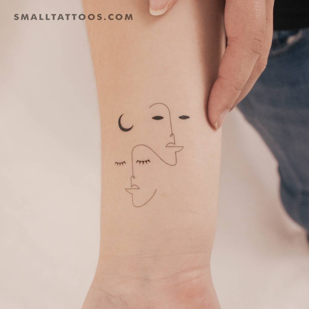 'Divine Balance' by Jakenowicz temporary tattoo.