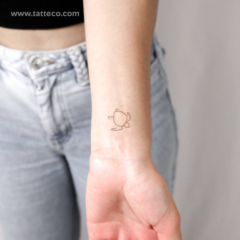 Turtle Temporary Tattoo