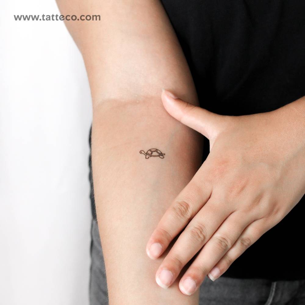 Tortoise Temporary Tattoo